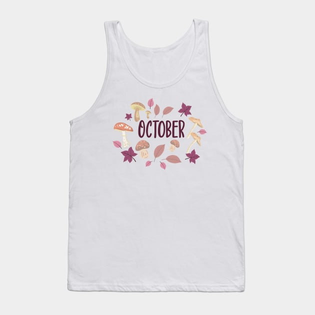 October Tank Top by SWON Design